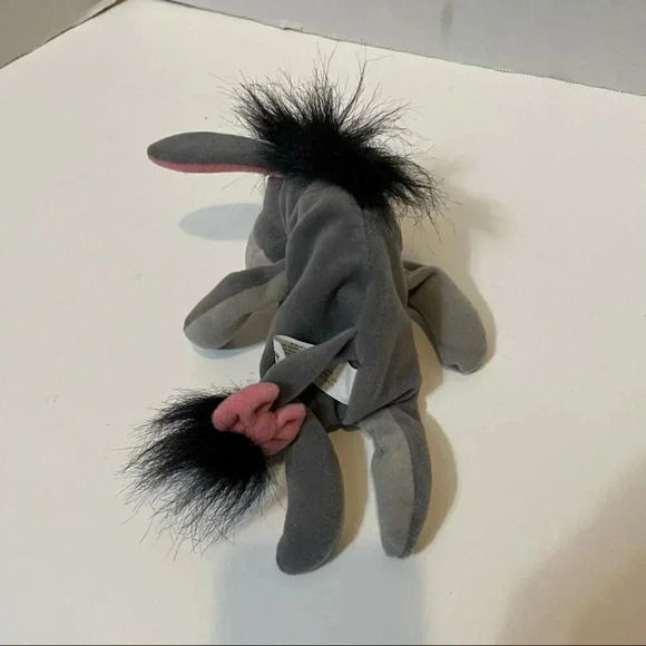 Vintage Walt Disney World Eeyore Bean Bag Plush Winnie the Pooh 8 Inch - Picture 4 of 8